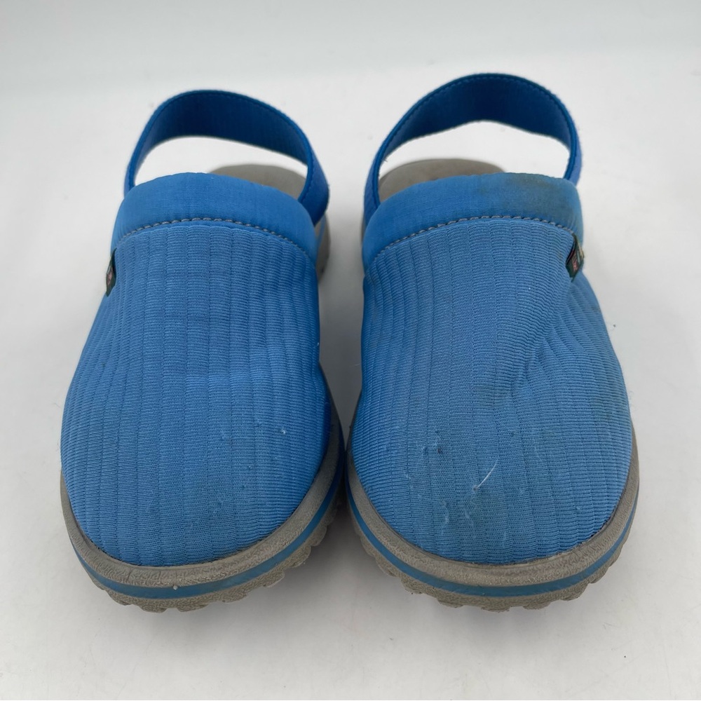 LL Bean Unisex Kids Blue Mule Slippers Sandals - Size 10/11 - Picture 3 of 11